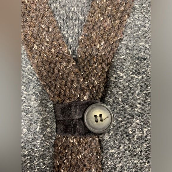 Academia Sweater Vest Button up V Neck Small/Medium PA Company Boston Lagenlook - Picture 2 of 8